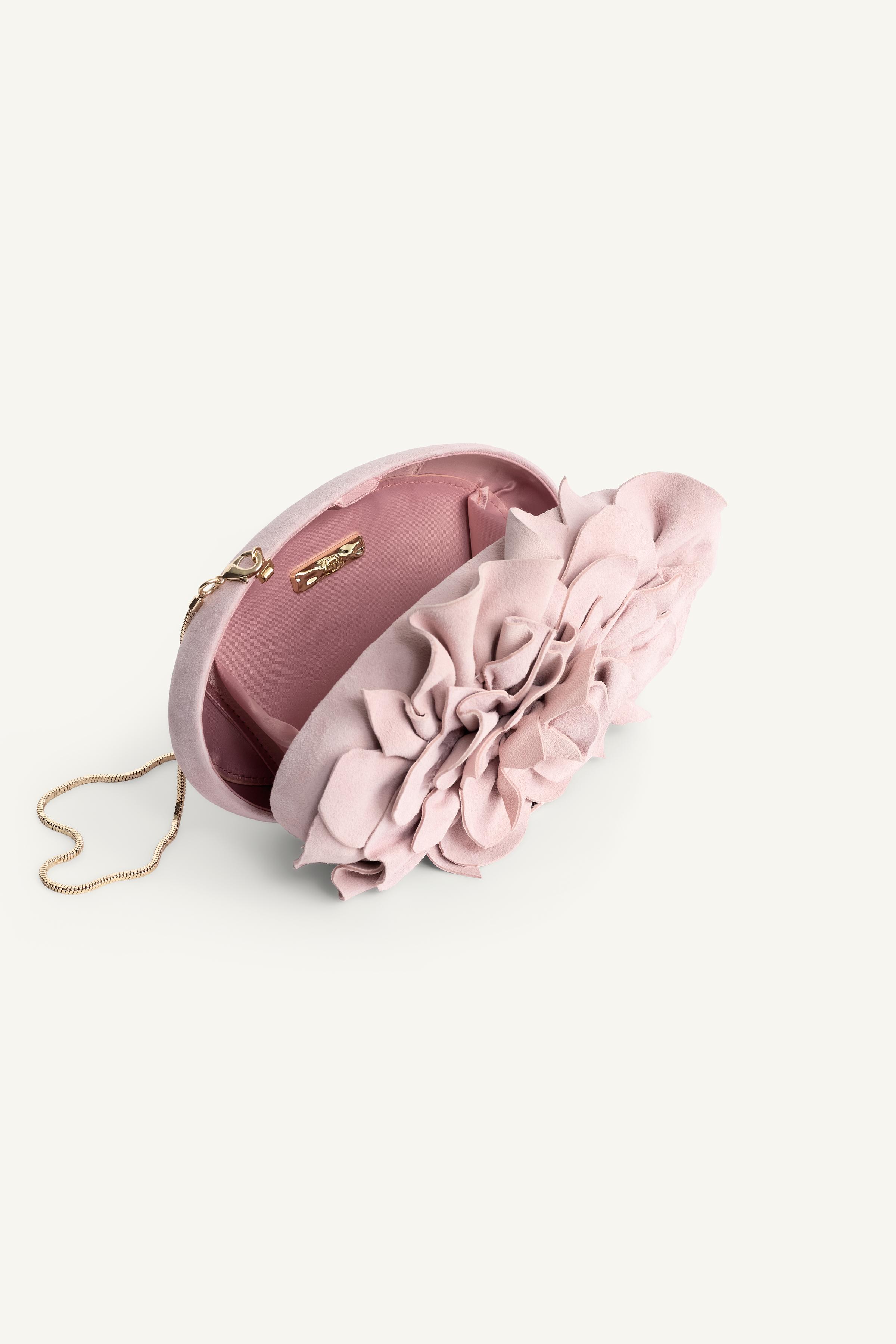 LEATHER FLOWER CLUTCH LIMITED EDITION